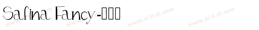 Safina Fancy字体转换